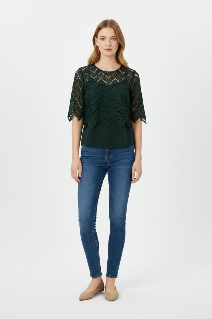 Blouse Verte - Taille M/38 de la marque Maje | PARAD102233 - Vendu par Paradigme - Image 1