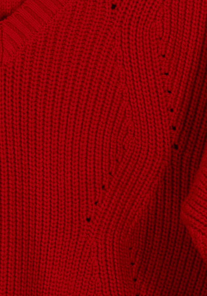 Pull Rouge - Taille S/36 de la marque IKKS | PARAD102235 - Vendu par Paradigme - Image 3