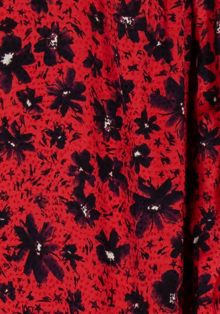 Robe Courte Rouge et Noire - Taille L/40 de la marque IKKS | PARAD102237 - Vendu par Paradigme - Image 3