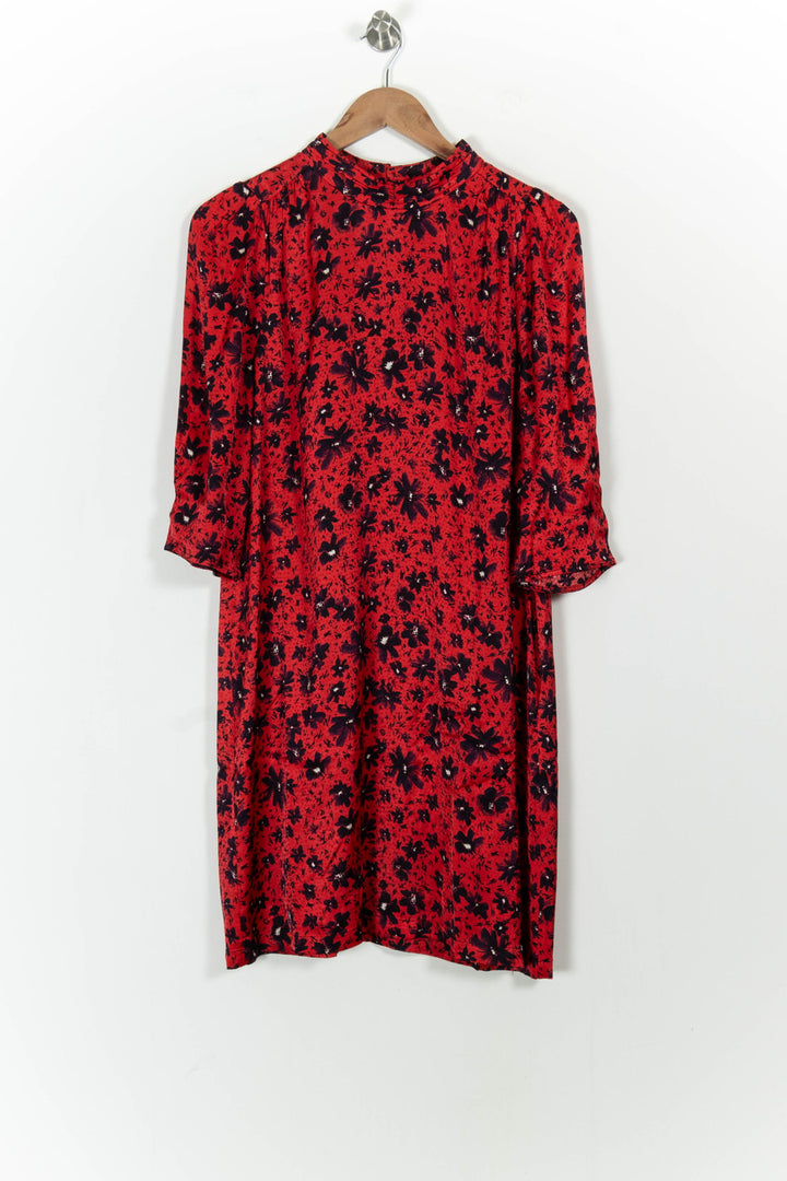 Robe Courte Rouge et Noire - Taille L/40 de la marque IKKS | PARAD102237 - Vendu par Paradigme - Image 2
