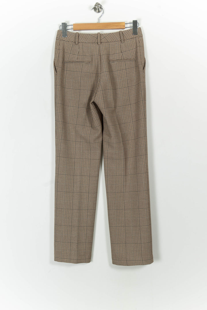 Pantalon À Carreaux Marron - Taille S/36 de la marque ZAPA | PARAD102238 - Vendu par Paradigme - Image 4