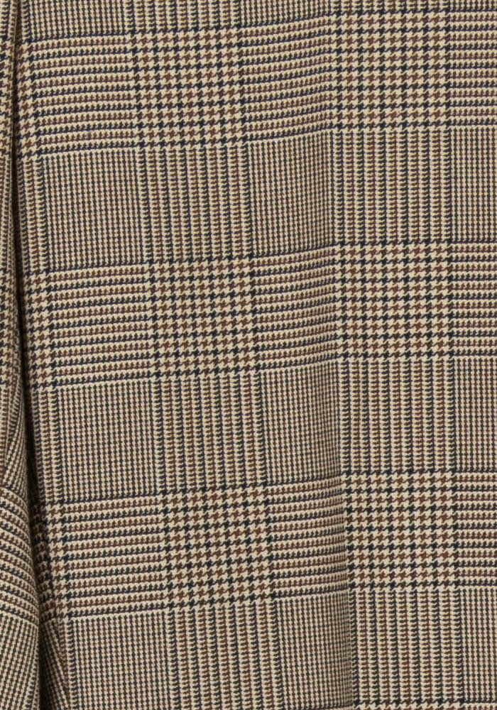 Pantalon À Carreaux Marron - Taille S/36 de la marque ZAPA | PARAD102238 - Vendu par Paradigme - Image 3