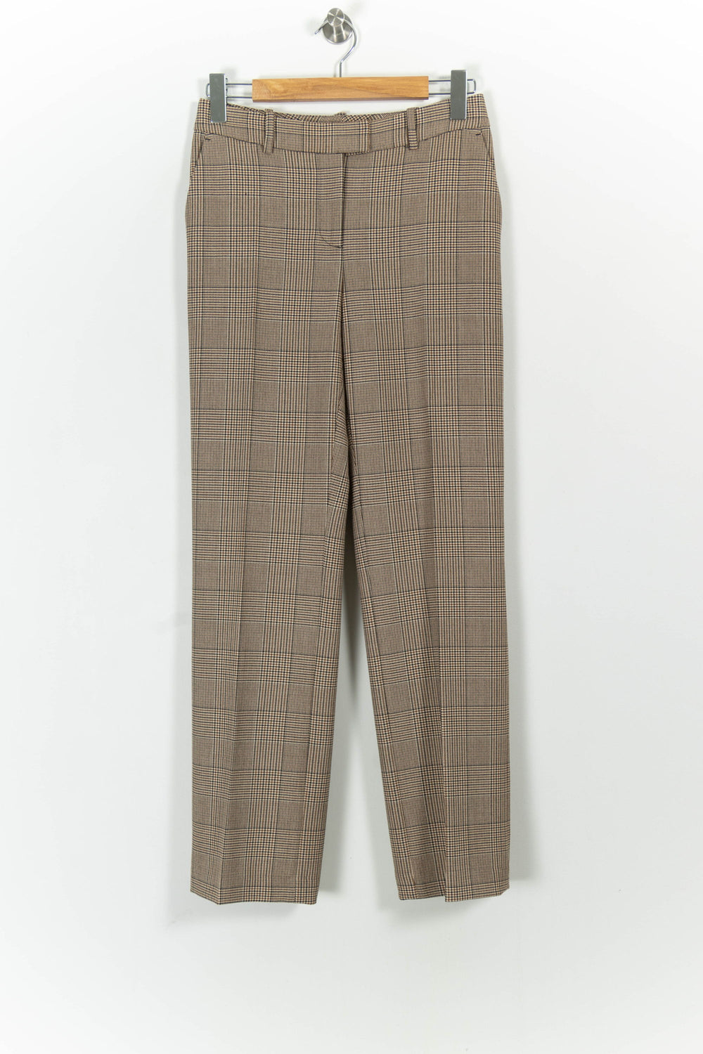 Pantalon À Carreaux Marron - Taille S/36 de la marque ZAPA | PARAD102238 - Vendu par Paradigme - Image 2