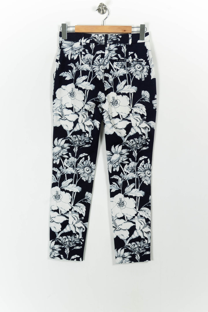 Pantalon Bleu et Blanc - Taille M/38 de la marque Max Mara | PARAD102244 - Vendu par Paradigme - Image 4