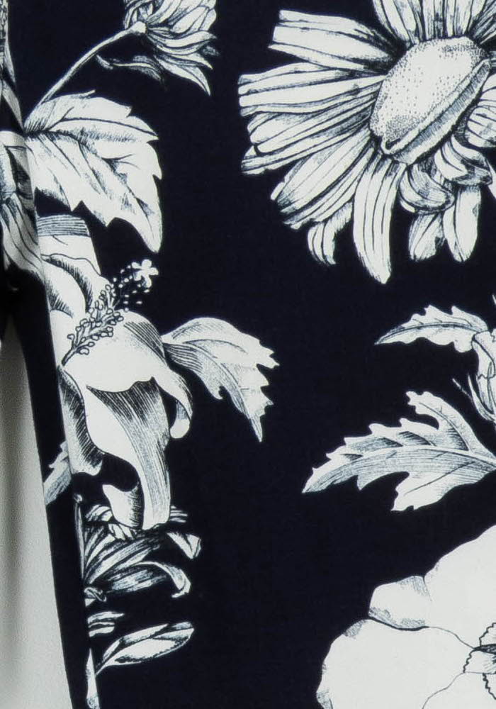 Pantalon Bleu et Blanc - Taille M/38 de la marque Max Mara | PARAD102244 - Vendu par Paradigme - Image 3