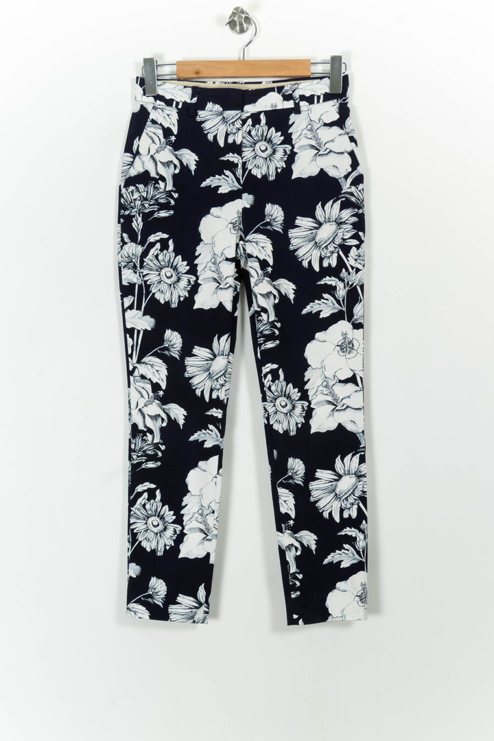 Pantalon Bleu et Blanc - Taille M/38 de la marque Max Mara | PARAD102244 - Vendu par Paradigme - Image 2