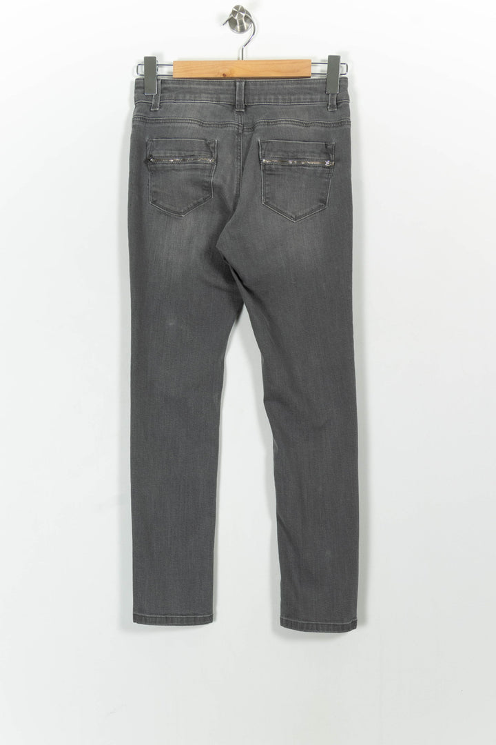 Jean Gris - Taille S/36 de la marque Maison 123 | PARAD102245 - Vendu par Paradigme - Image 4