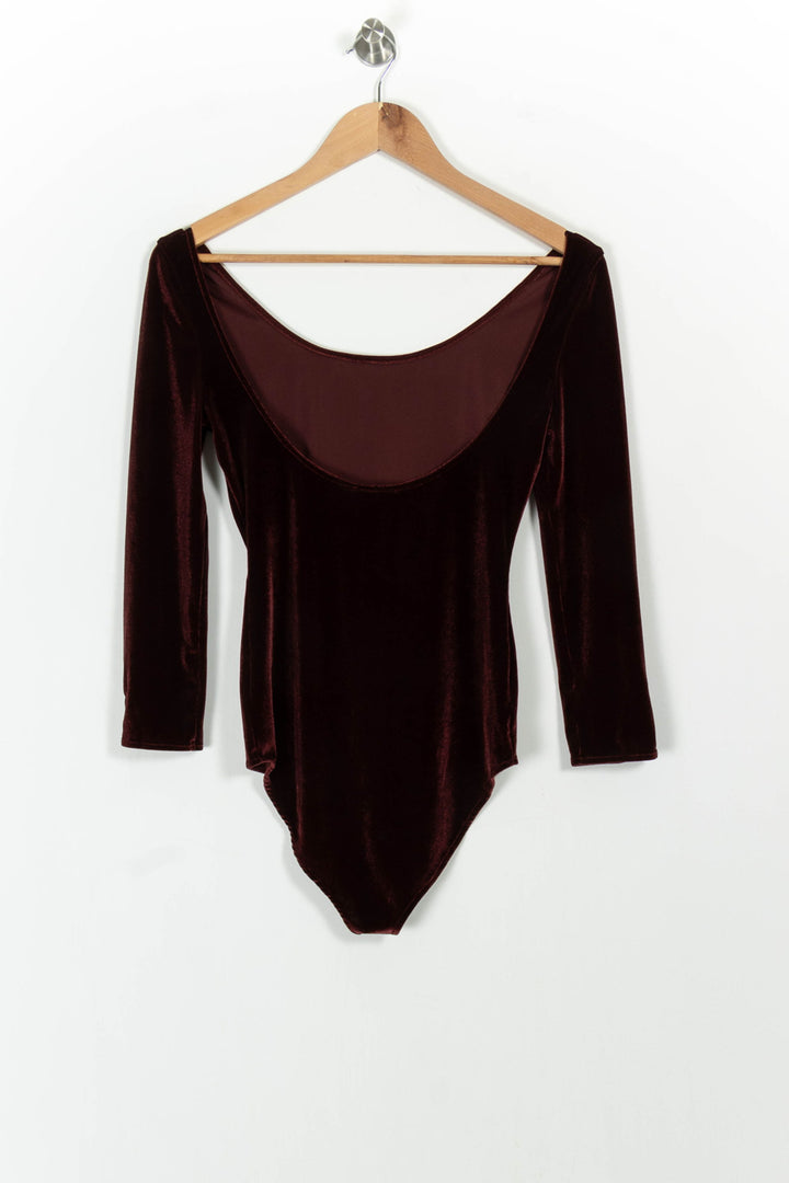 Body Bordeaux - Taille S/36 de la marque Sézane | PARAD102246 - Vendu par Paradigme - Image 4