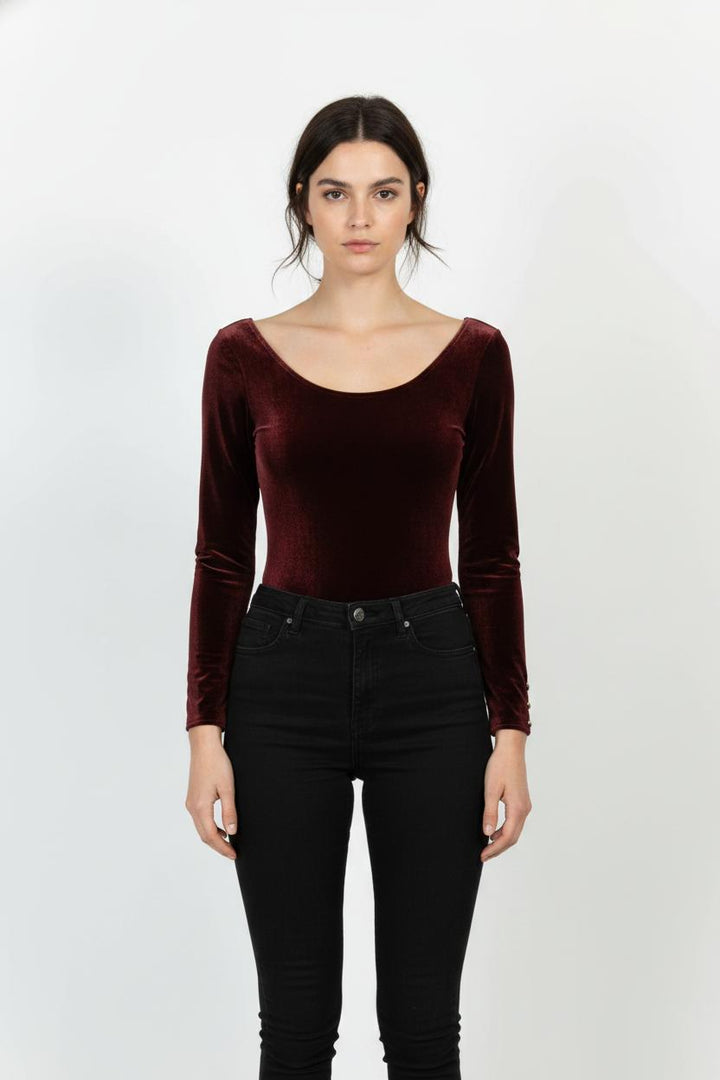 Body Bordeaux - Taille S/36 de la marque Sézane | PARAD102246 - Vendu par Paradigme - Image 1
