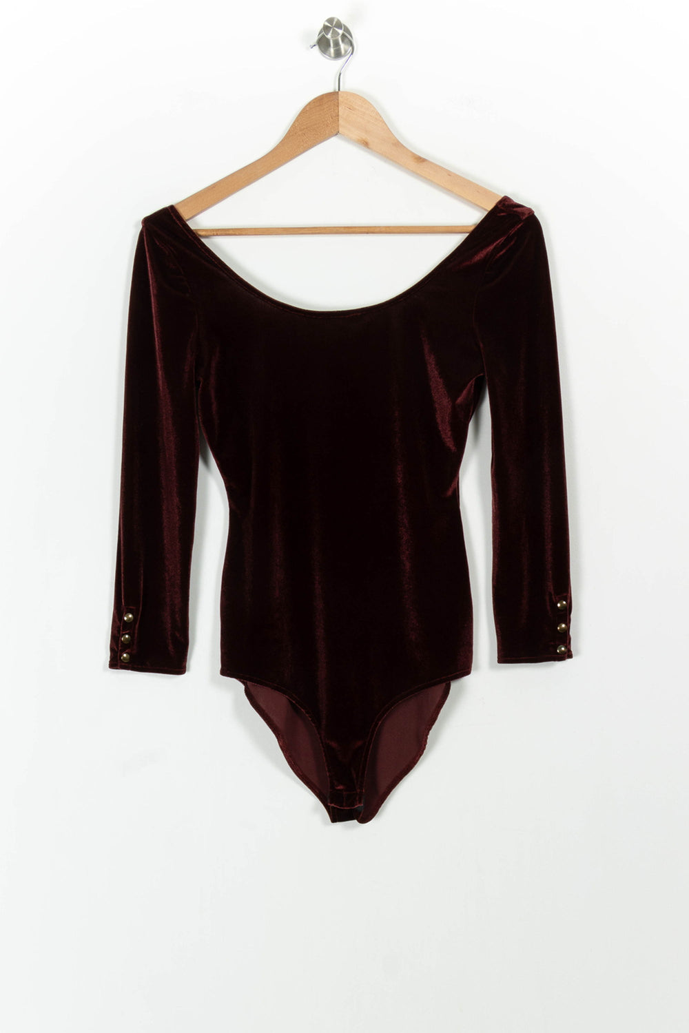 Body Bordeaux - Taille S/36 de la marque Sézane | PARAD102246 - Vendu par Paradigme - Image 2