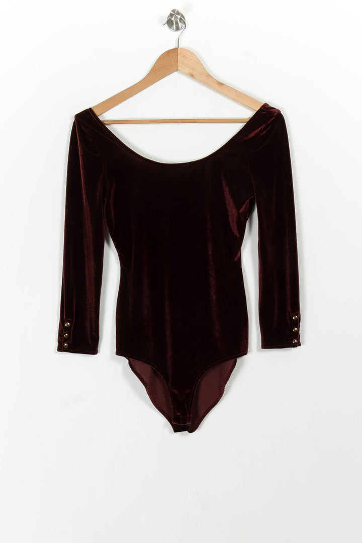 Body Bordeaux - Taille S/36 de la marque Sézane | PARAD102246 - Vendu par Paradigme - Image 2