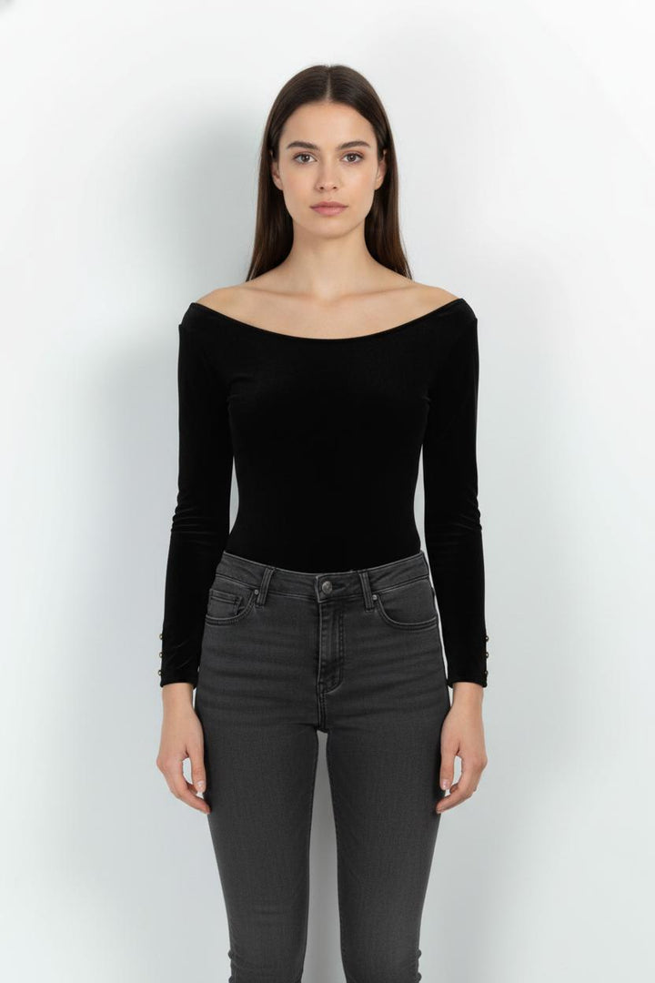 Body Noir - Taille XS/34 de la marque Sézane | PARAD102250 - Vendu par Paradigme - Image 1