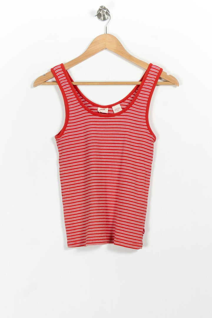 Débardeur Rouge et Blanc - Taille S/36 de la marque Levi's | PARAD102254 - Vendu par Paradigme - Image 2
