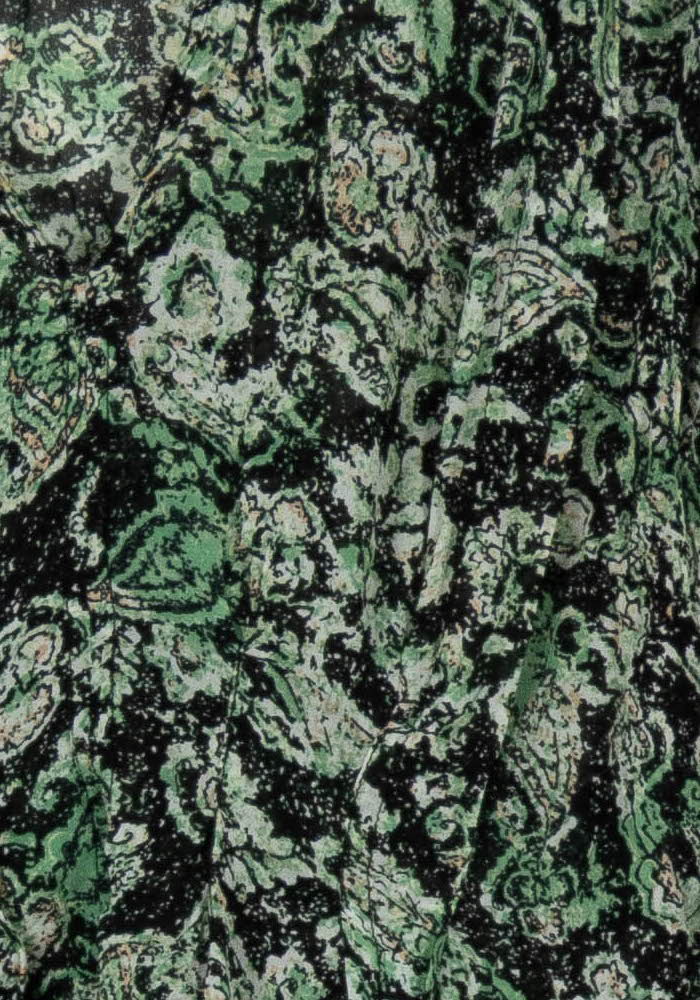 Blouse Verte et Noire - Taille XS/34 de la marque Bérénice | PARAD102259 - Vendu par Paradigme - Image 3