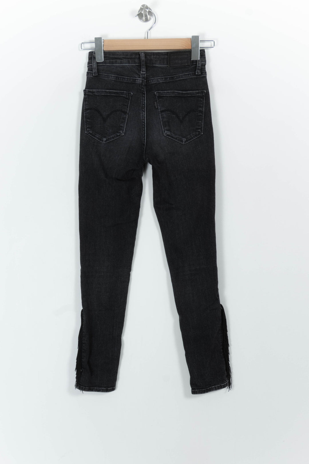Jean Skinny Noir - Taille XS/34 de la marque Levi's | PARAD102263 - Vendu par Paradigme - Image 4