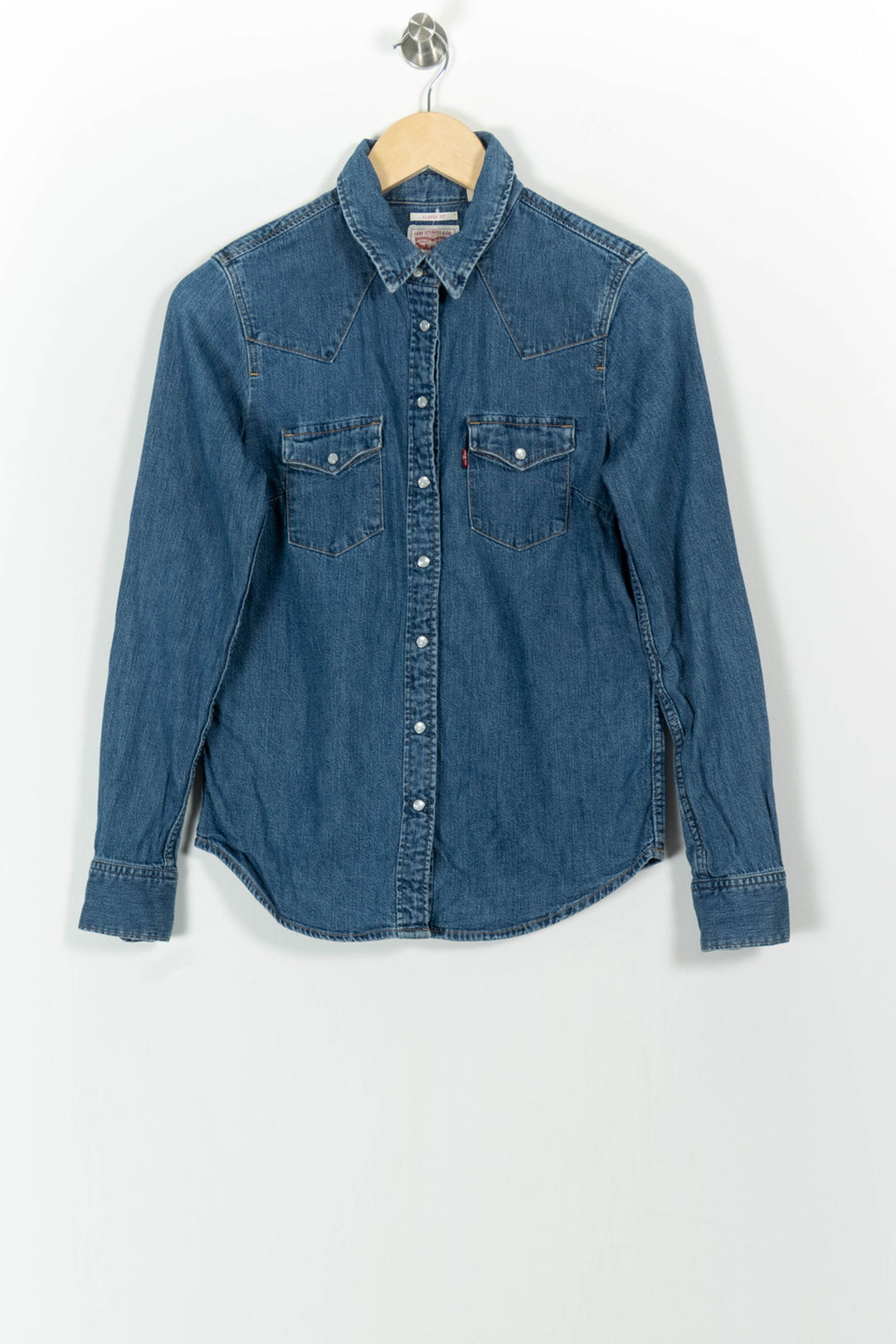Chemise en Jean Bleue - Taille XS/34 de la marque Levi's | PARAD102264 - Vendu par Paradigme - Image 2