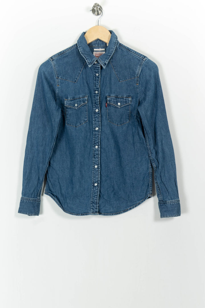 Chemise en Jean Bleue - Taille XS/34 de la marque Levi's | PARAD102264 - Vendu par Paradigme - Image 2