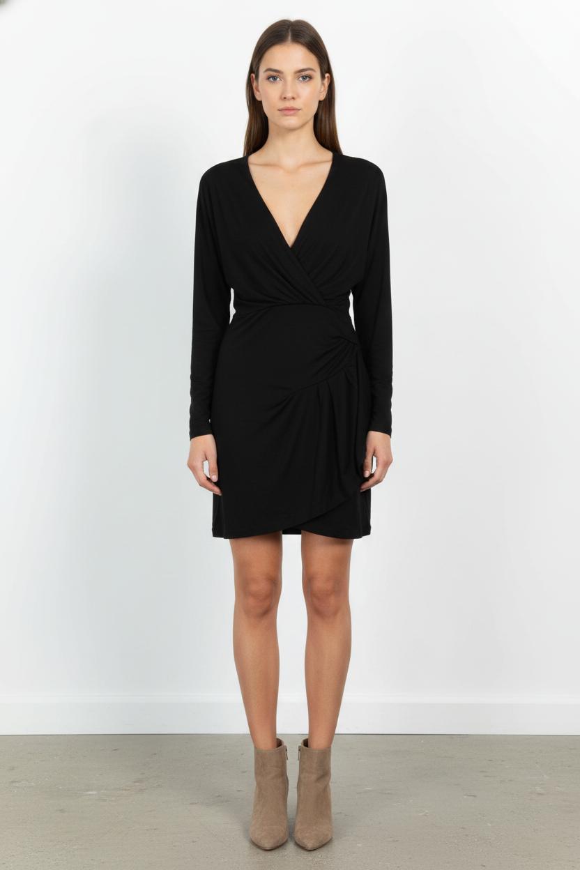 Robe Courte Noire - Taille XS/34 de la marque Suncoo | PARAD102265 - Vendu par Paradigme - Image 1