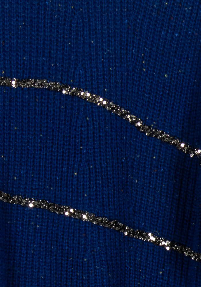 Pull Bleu - Taille S/36 de la marque The Kooples | PARAD102266 - Vendu par Paradigme - Image 3