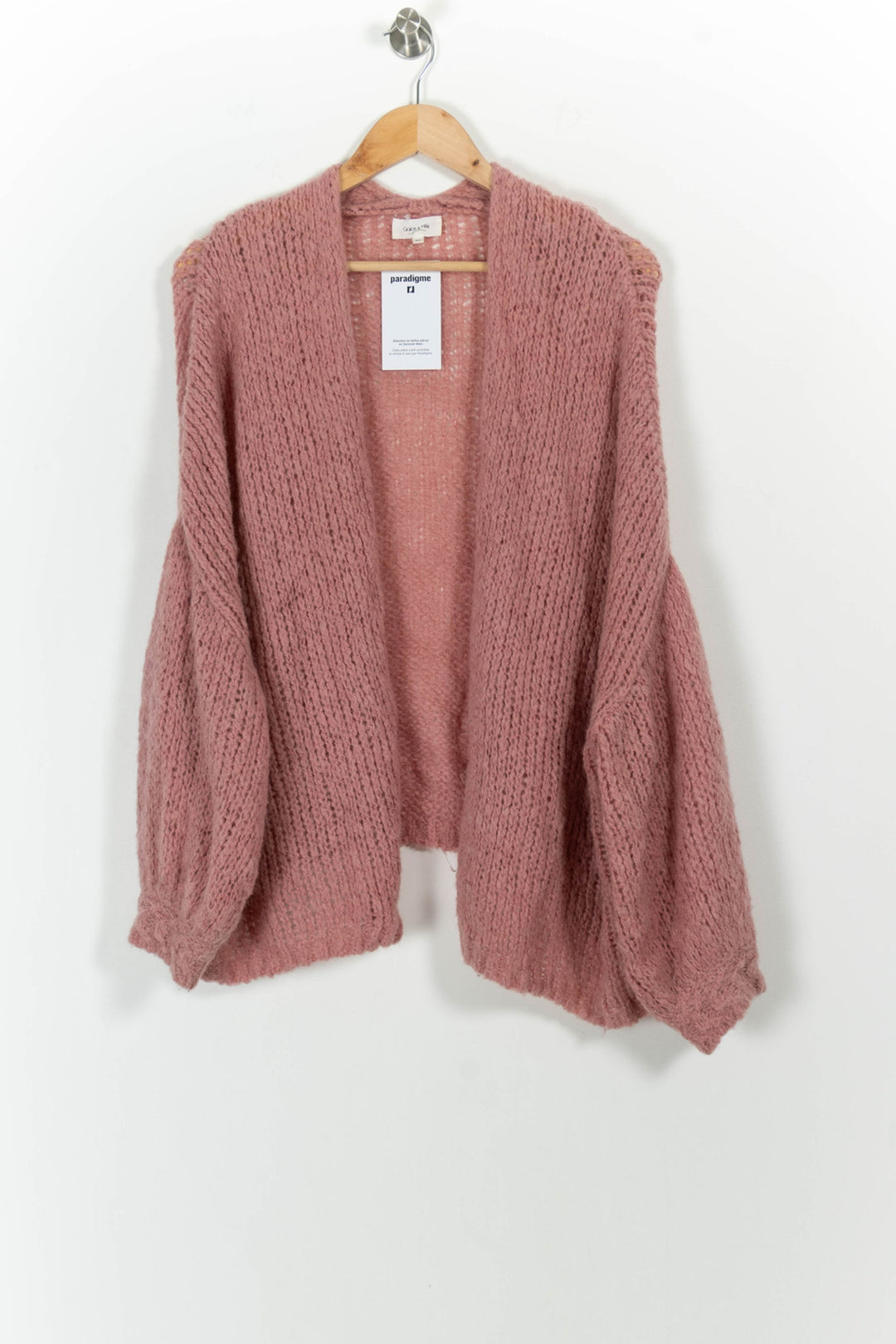 Cardigan Rose - Taille M/38 de la marque Grace & Mila | PARAD102267 - Vendu par Paradigme - Image 2