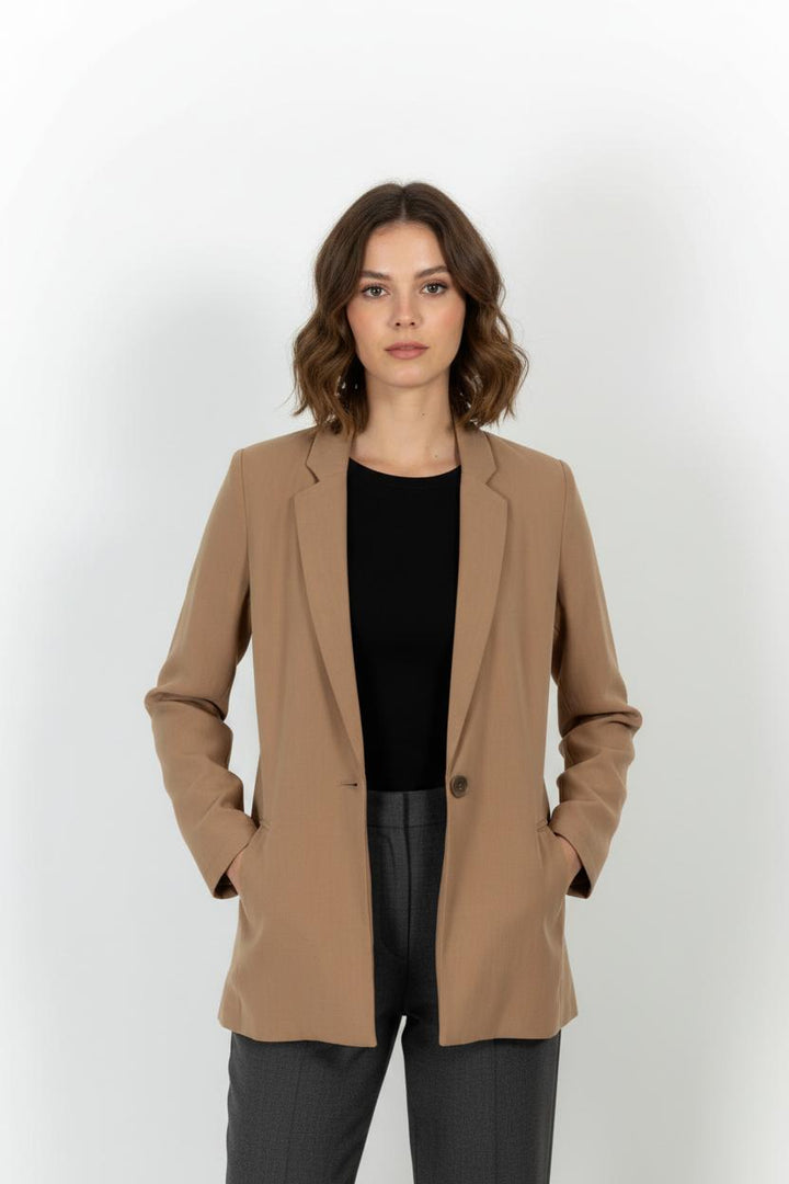 Blazer Beige - Taille S/36 de la marque American Vintage | PARAD102270 - Vendu par Paradigme - Image 1
