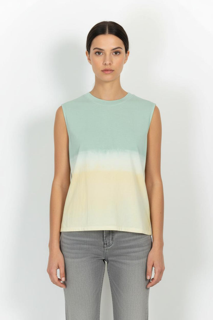 Débardeur Vert et Jaune - Taille S/36 de la marque The Kooples | PARAD102271 - Vendu par Paradigme - Image 1
