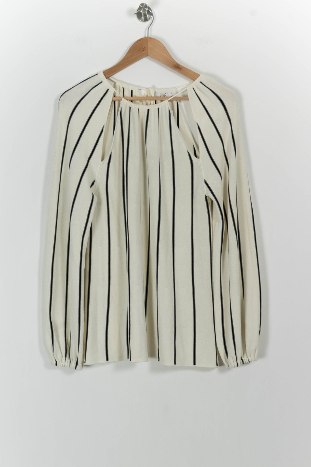 Blouse Écrue et Noire - Taille S/36 de la marque ZAPA | PARAD102272 - Vendu par Paradigme - Image 2