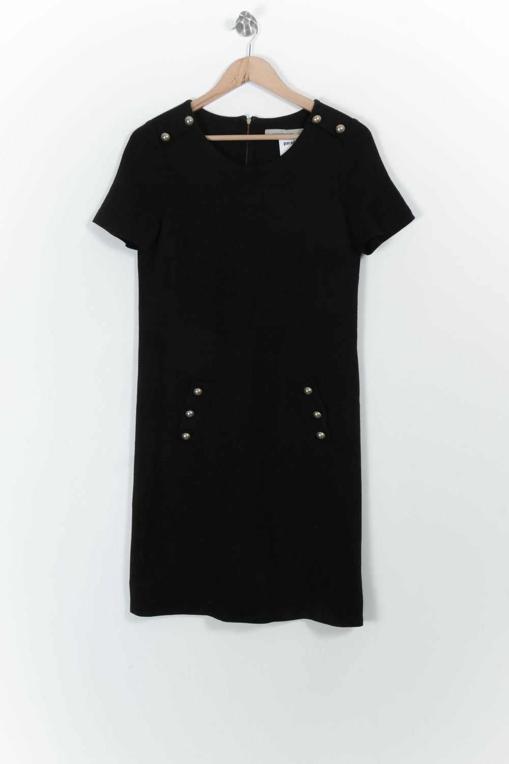 Robe Droite Noire - Taille XL/42 de la marque Gerard Darel | PARAD102276 - Vendu par Paradigme - Image 2