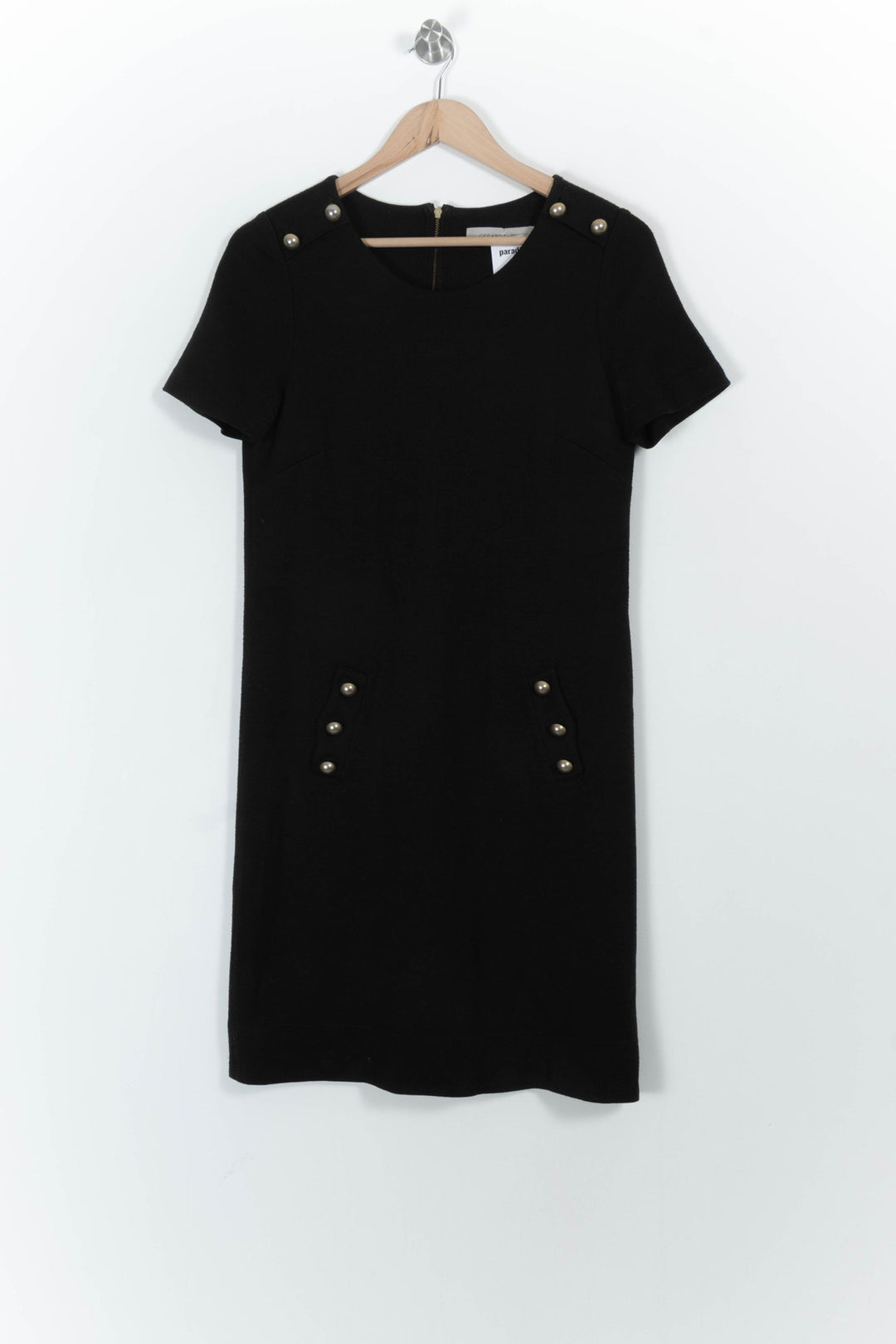 Robe Droite Noire - Taille XL/42 de la marque Gerard Darel | PARAD102276 - Vendu par Paradigme - Image 2
