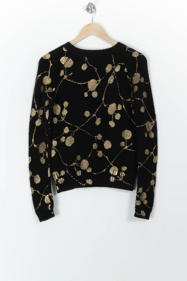 Pull Noir et Doré - Taille XS/34 de la marque Comptoir des Cotonniers | PARAD102281 - Vendu par Paradigme - Image 4
