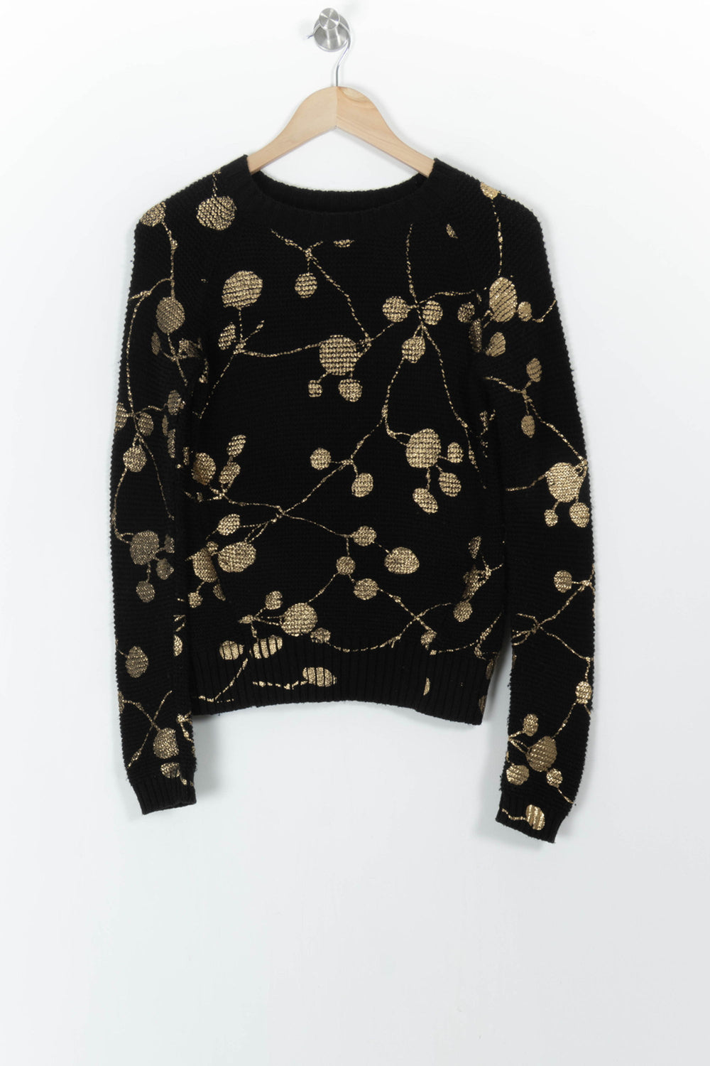 Pull Noir et Doré - Taille XS/34 de la marque Comptoir des Cotonniers | PARAD102281 - Vendu par Paradigme - Image 2
