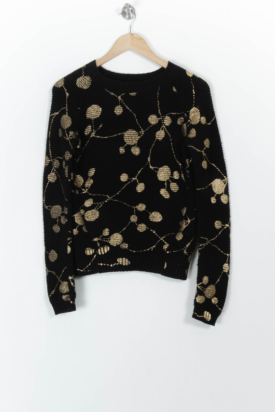 Pull Noir et Doré - Taille XS/34 de la marque Comptoir des Cotonniers | PARAD102281 - Vendu par Paradigme - Image 2