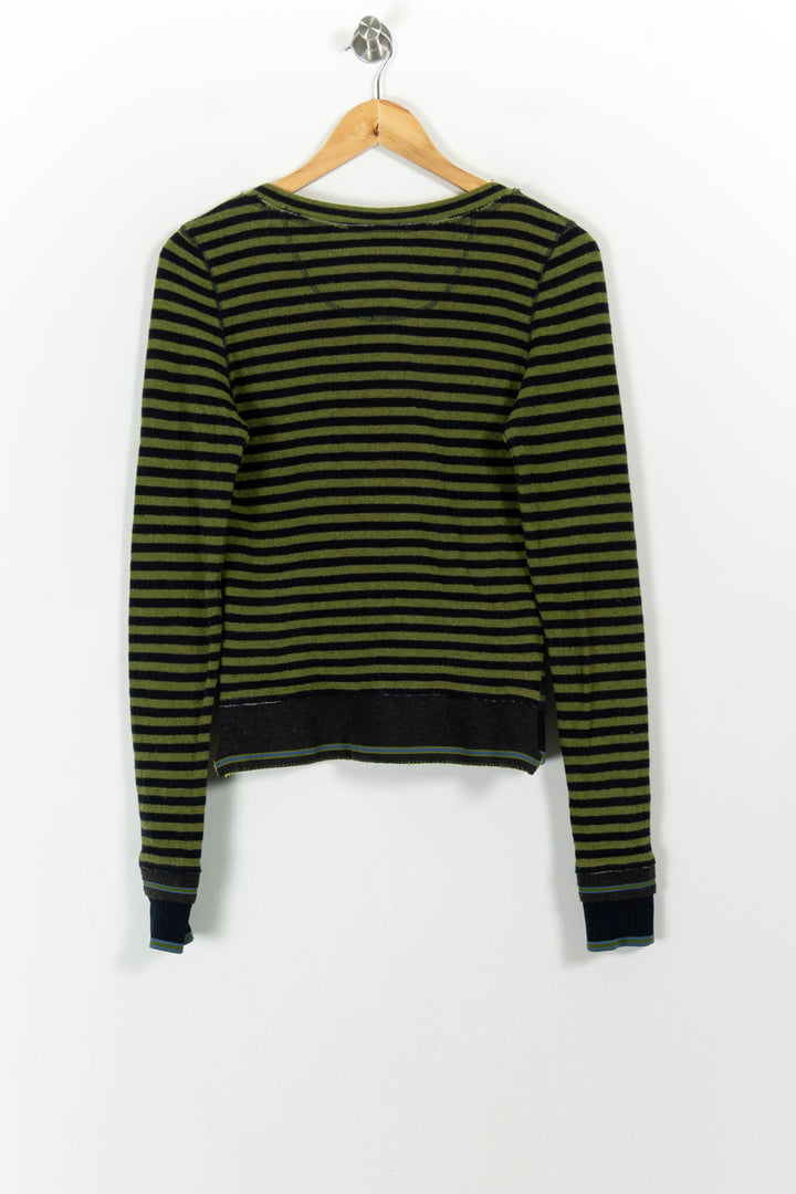 Cardigan Vert et Noir - Taille L/40 de la marque One Step | PARAD102293 - Vendu par Paradigme - Image 4