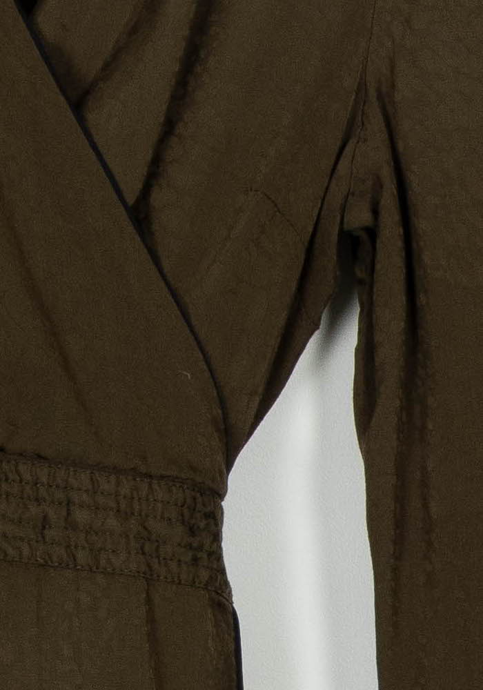 Robe Longue Verte - Taille L/40 de la marque Claudie Pierlot | PARAD102301 - Vendu par Paradigme - Image 3