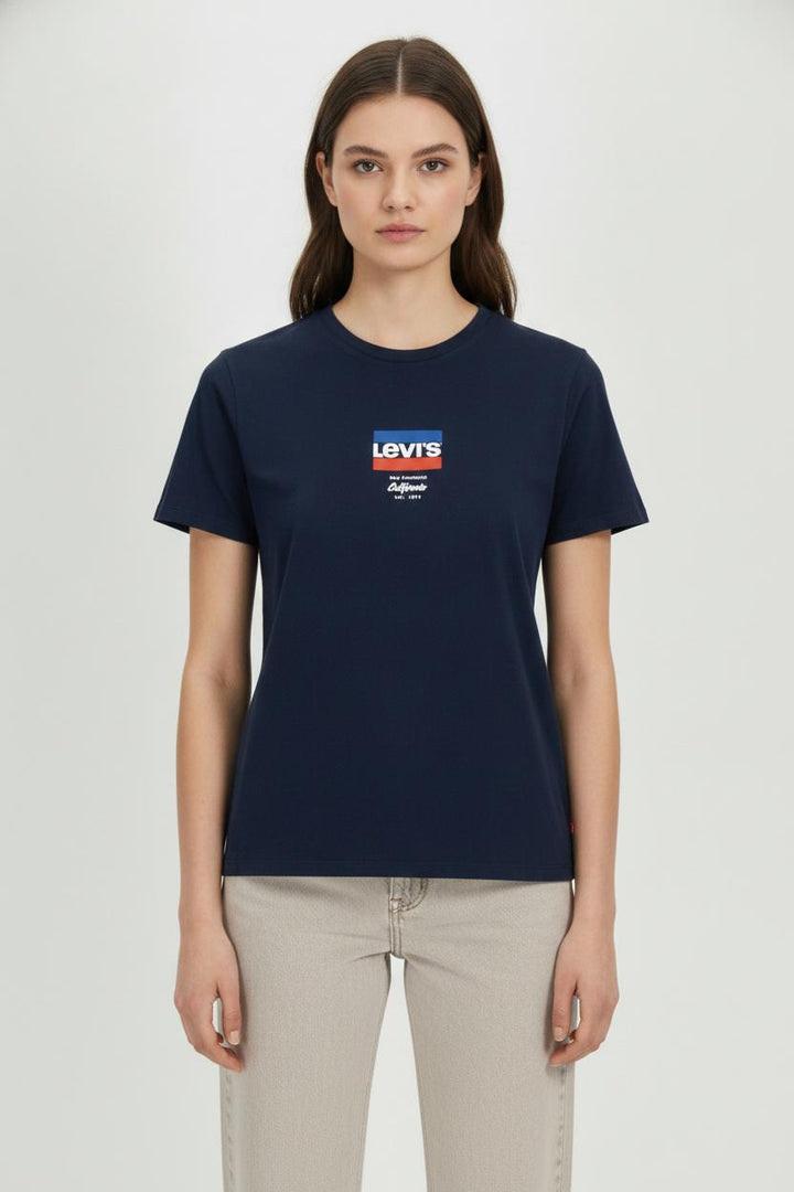 Tee-shirt Bleu - Taille M/38 de la marque Levi's | PARAD102303 - Vendu par Paradigme - Image 1