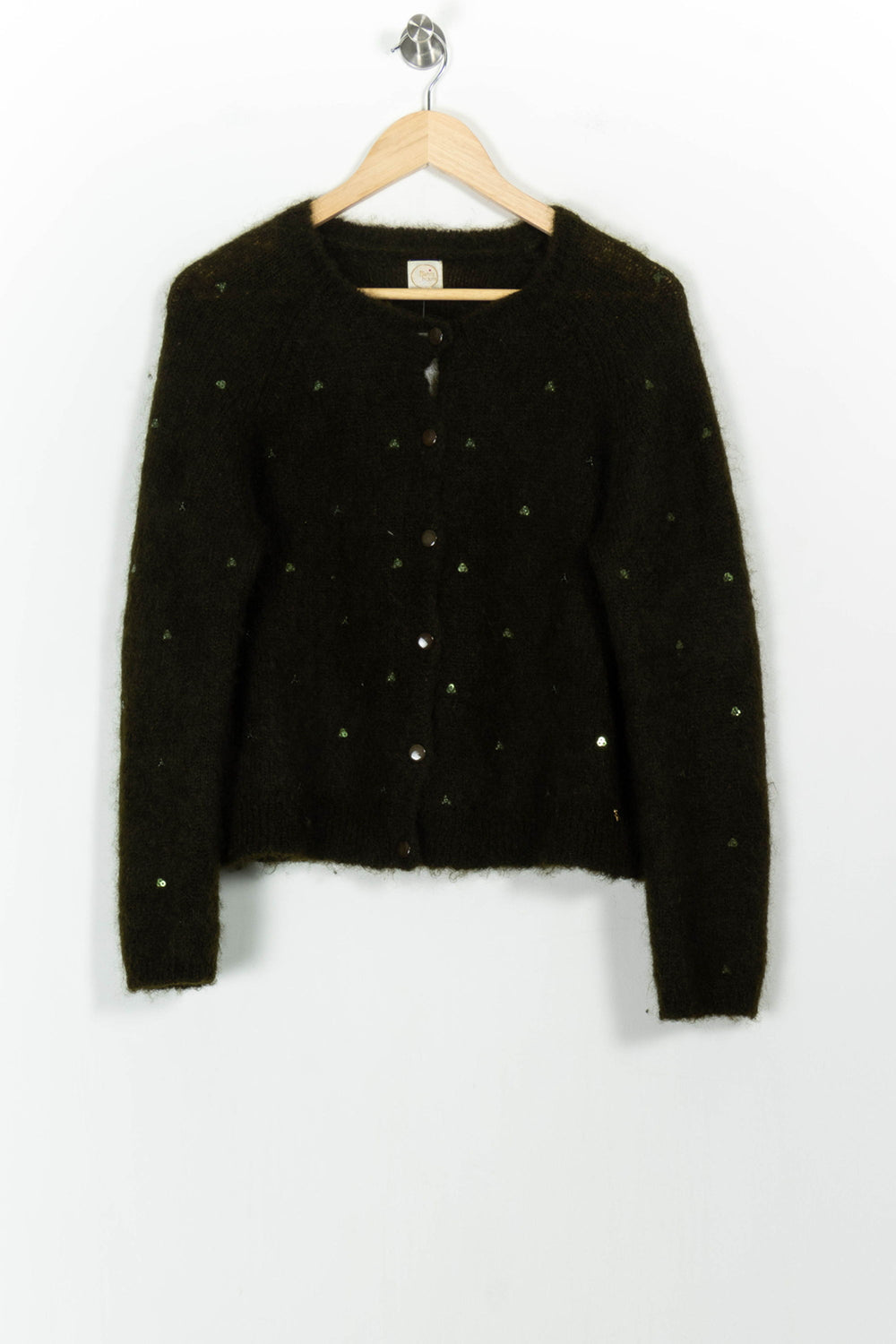 Cardigan Vert - Taille S/36 de la marque Des petits hauts | PARAD102304 - Vendu par Paradigme - Image 2