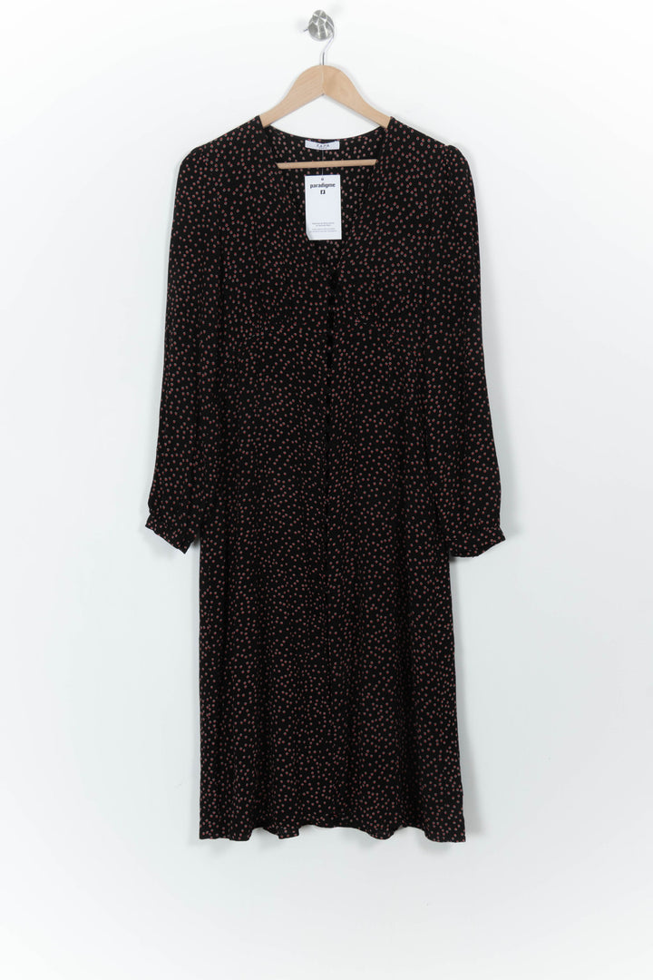 Robe Longue Noire et Rose - Taille XXL/44 de la marque ZAPA | PARAD102306 - Vendu par Paradigme - Image 2
