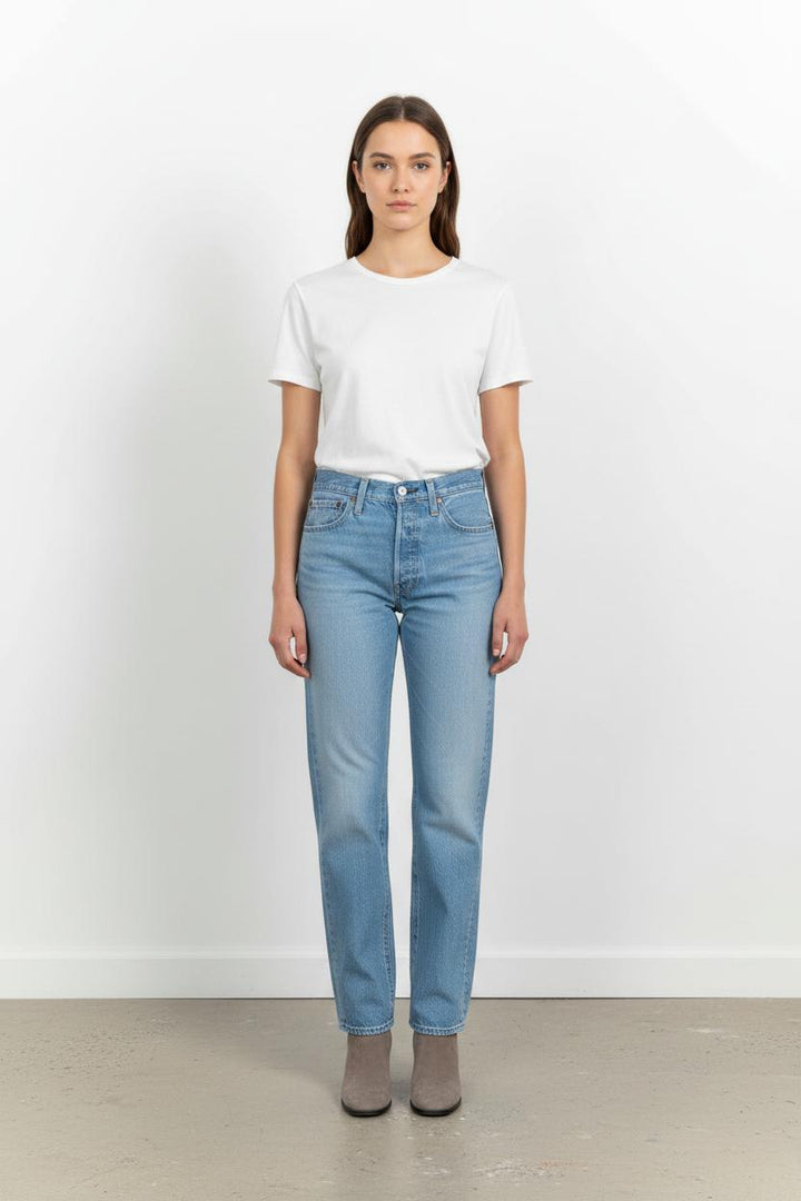 Jean Droit Bleu - Taille L/40 de la marque Levi's | PARAD102310 - Vendu par Paradigme - Image 1