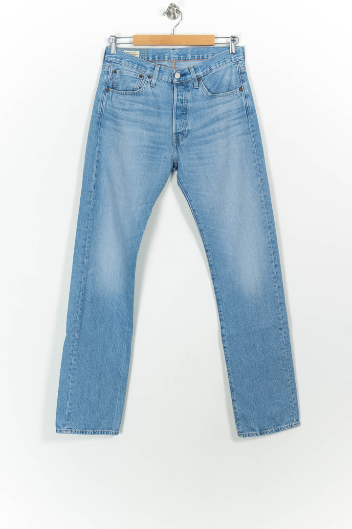 Jean Droit Bleu - Taille L/40 de la marque Levi's | PARAD102310 - Vendu par Paradigme - Image 2