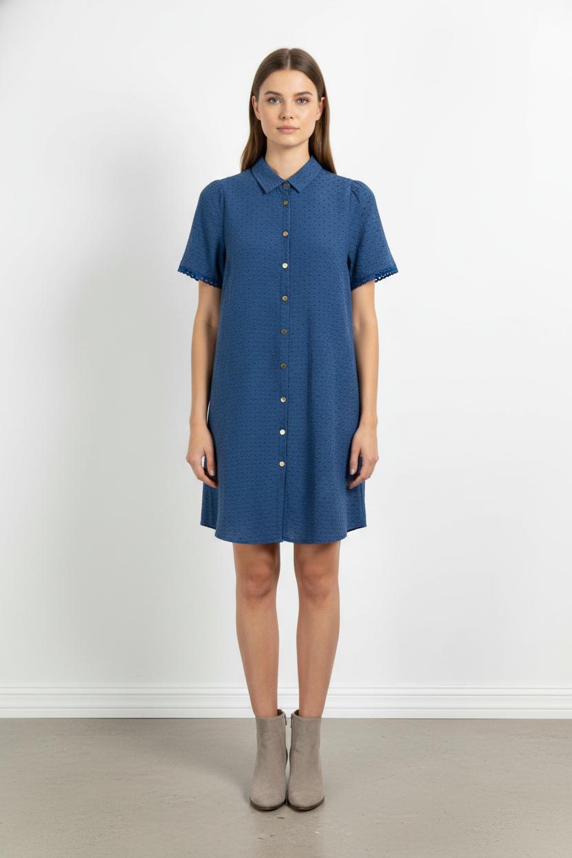 Robe Chemise Bleue - Taille XXL/44 de la marque I.Code | PARAD102313 - Vendu par Paradigme - Image 1