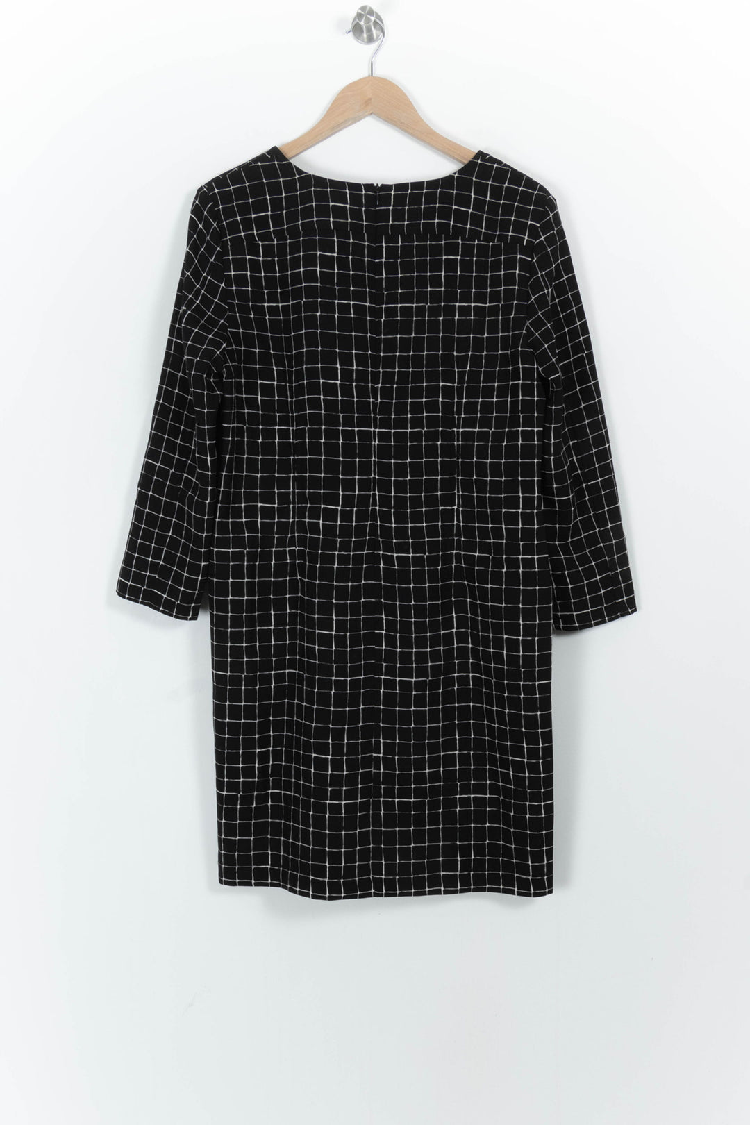 Robe Droite Noire et Blanche - Taille XL/42 de la marque La Fée Maraboutée | PARAD102314 - Vendu par Paradigme - Image 4