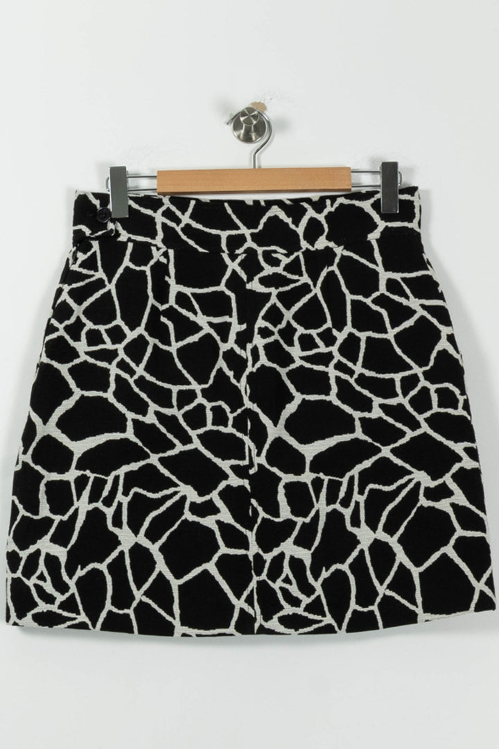 Jupe Noire et Blanche - Taille XL/42 de la marque La Fée Maraboutée | PARAD10232 - Vendu par Paradigme - Image 4