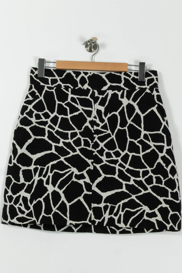 Jupe Noire et Blanche - Taille XL/42 de la marque La Fée Maraboutée | PARAD10232 - Vendu par Paradigme - Image 2