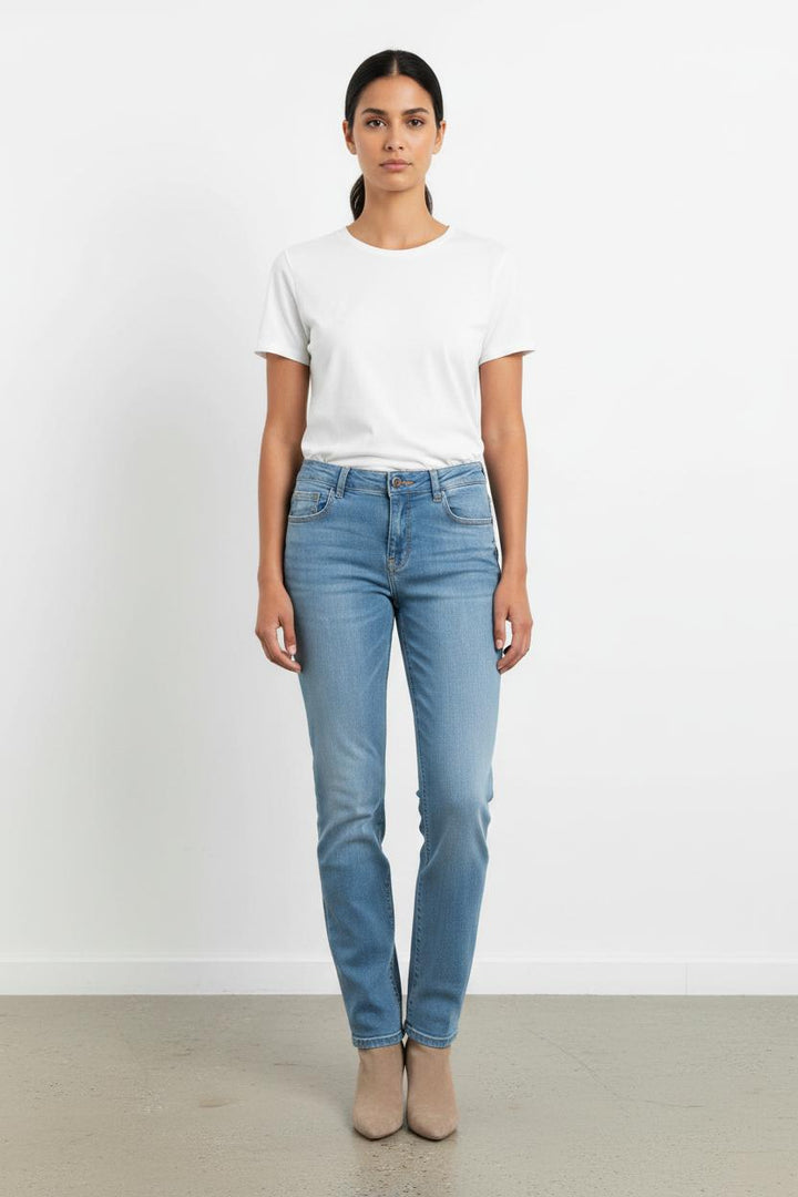 Jean Skinny Bleu - Taille XS/34 de la marque IKKS | PARAD102320 - Vendu par Paradigme - Image 1
