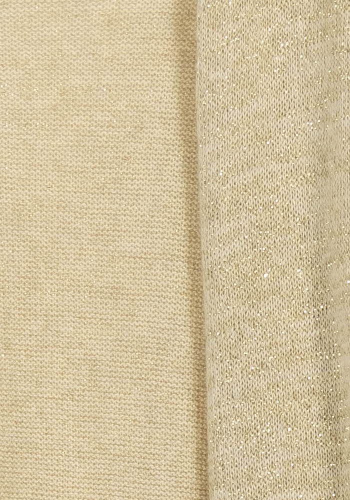 Cardigan Doré - Taille XS/34 de la marque La Fée Maraboutée | PARAD102327 - Vendu par Paradigme - Image 3