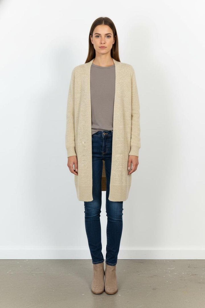 Cardigan Doré - Taille XS/34 de la marque La Fée Maraboutée | PARAD102327 - Vendu par Paradigme - Image 1