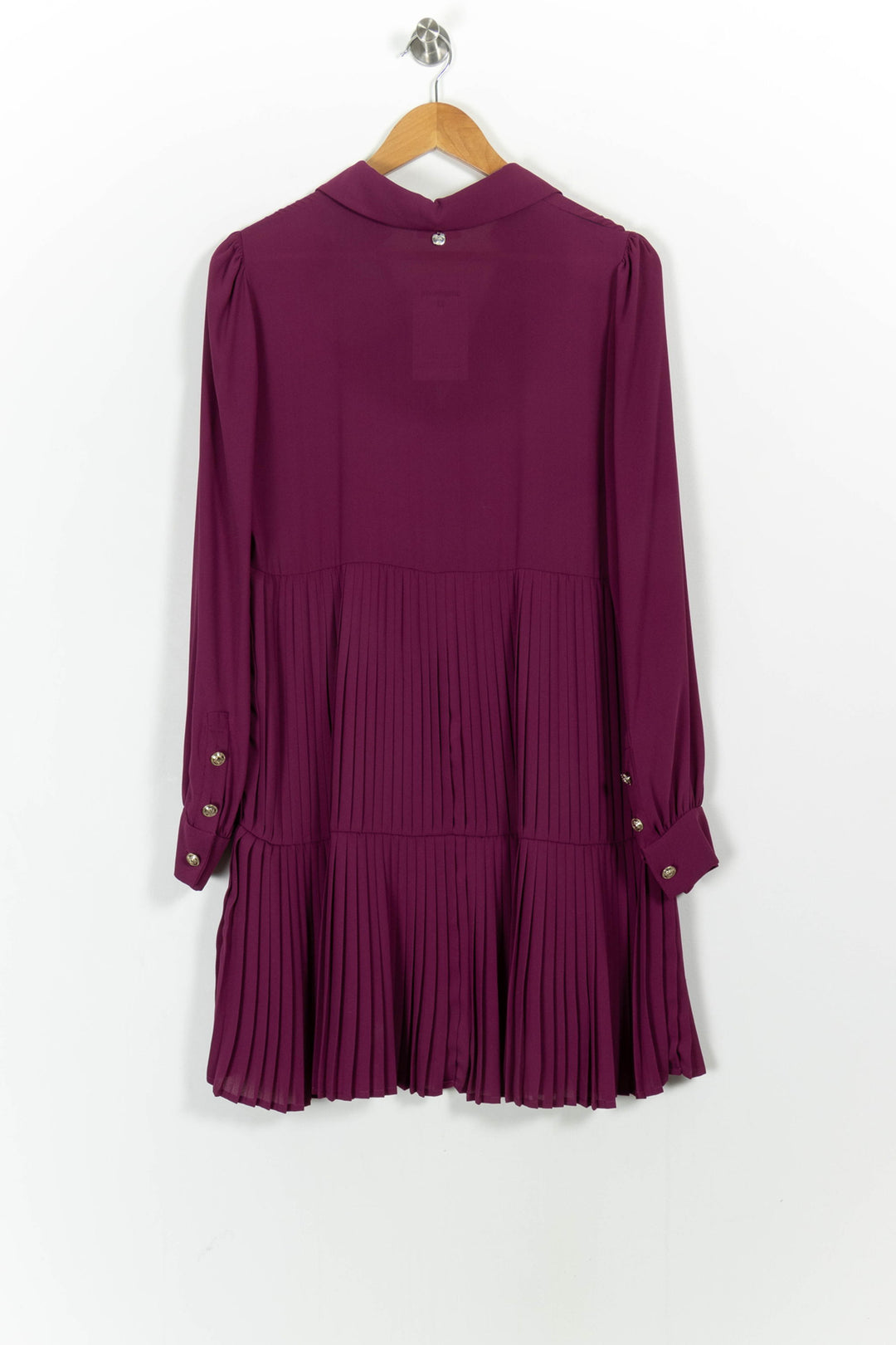 Robe Chemise Violette - Taille L/40 de la marque Liu Jo | PARAD102328 - Vendu par Paradigme - Image 4
