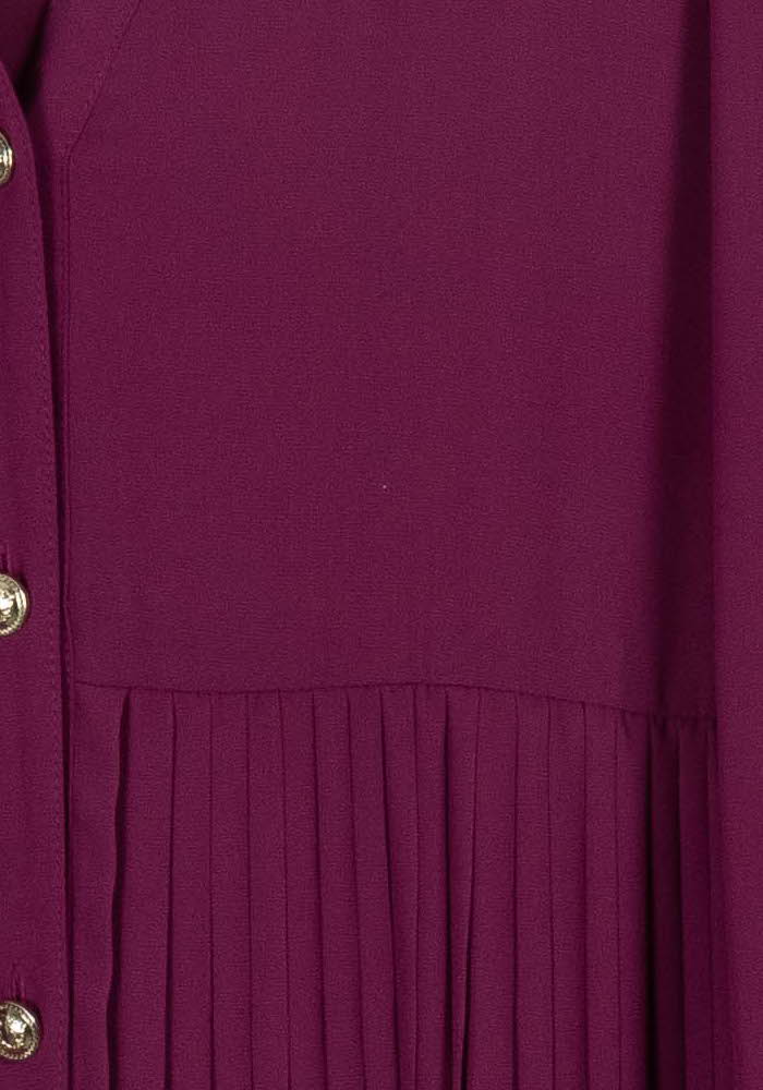 Robe Chemise Violette - Taille L/40 de la marque Liu Jo | PARAD102328 - Vendu par Paradigme - Image 3