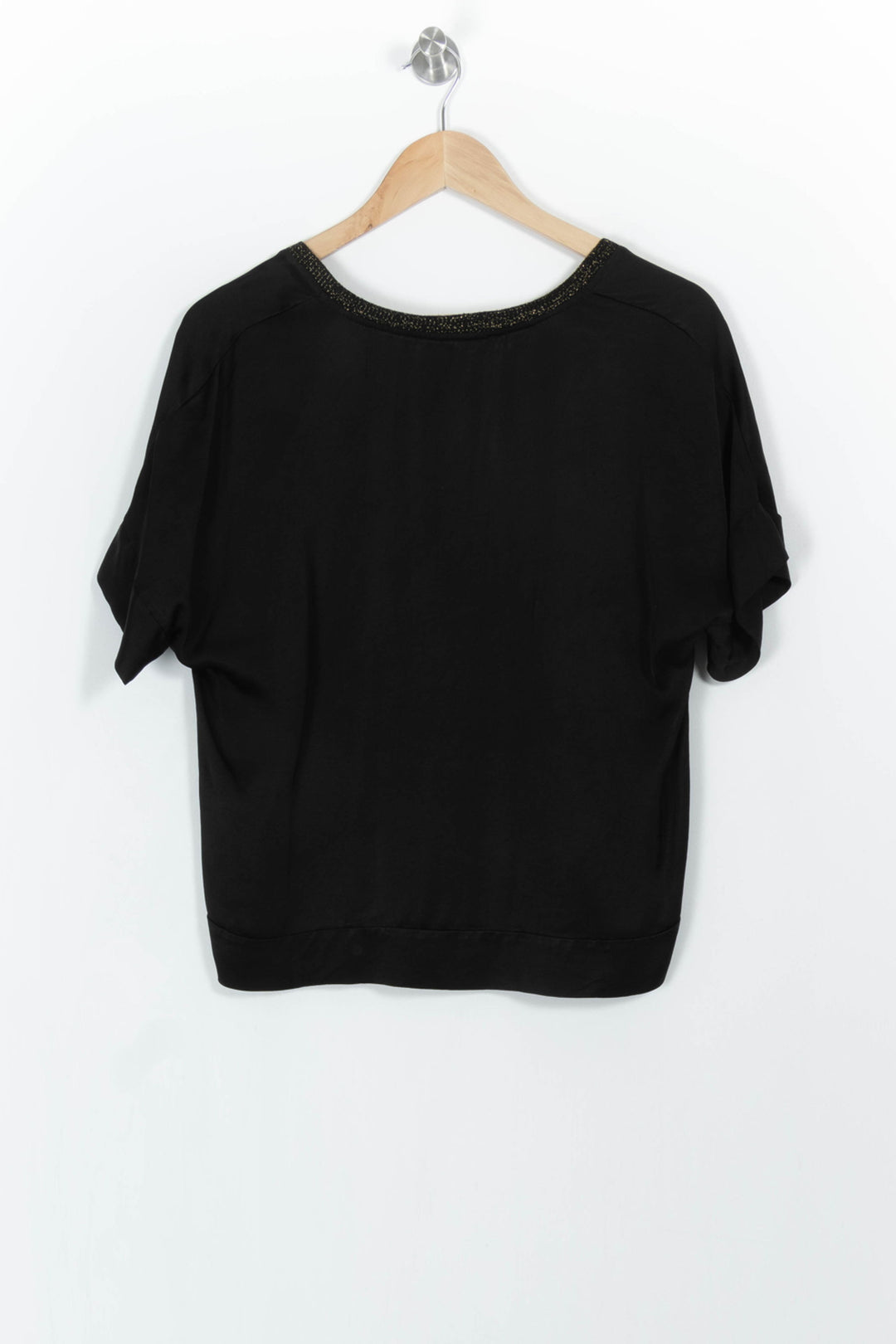 Blouse Noire - Taille XS/34 de la marque La Fée Maraboutée | PARAD102329 - Vendu par Paradigme - Image 4