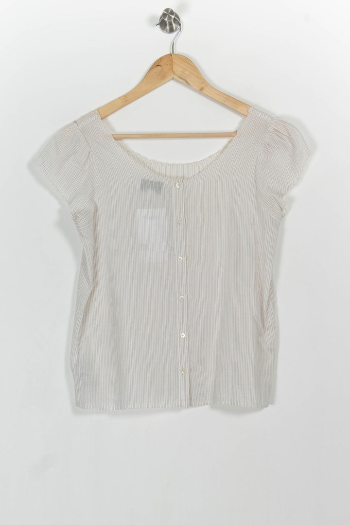 Blouse Beige - Taille S/36 de la marque Emile & Ida | PARAD102332 - Vendu par Paradigme - Image 4